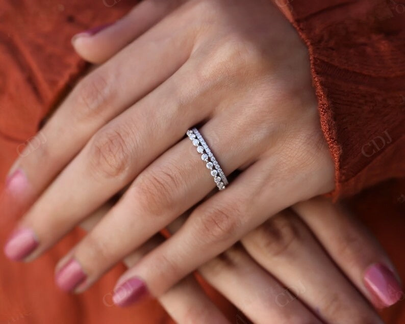 Round 0.40CTW Lab Grown Diamond Wedding Band customdiamjewel