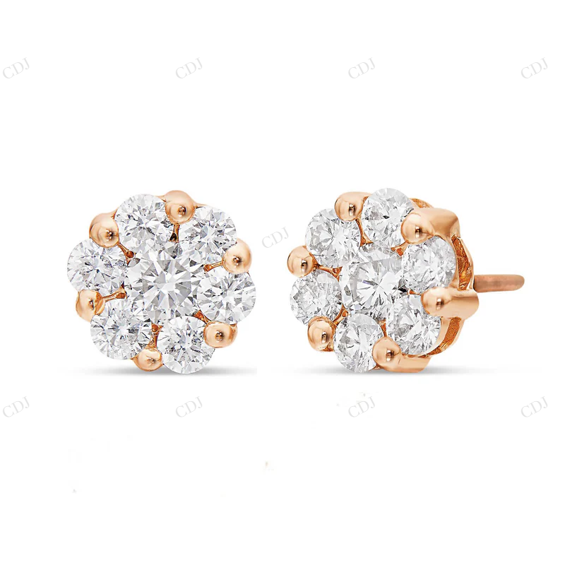 2.50ct Moissanite Diamond Stud Earrings Stud earrings CustomDiamJewel