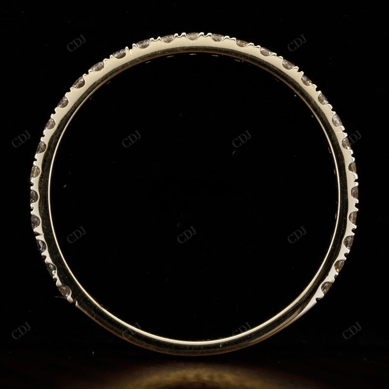 Round Cut Natural Diamond 3/4 Eternity Wedding Band customdiamjewel
