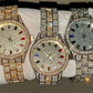 Hip Hop Stainless Steel Rolex Wrist Watch  customdiamjewel   