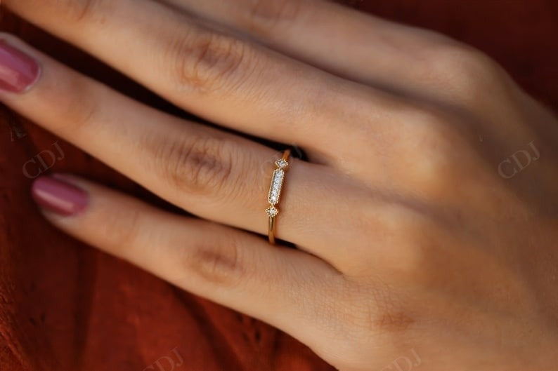 Classic 0.04CTW Lab Grown Diamond Wedding Band customdiamjewel
