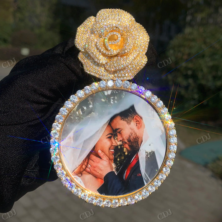 Hip Hop moissanite Memory Pendant hip hop jewelry CustomDiamJewel