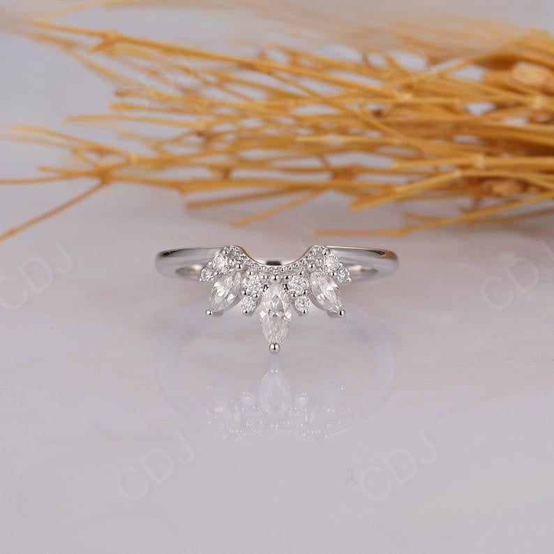 Marquise & Round Cut Lab Grown Diamond Stacking Band customdiamjewel