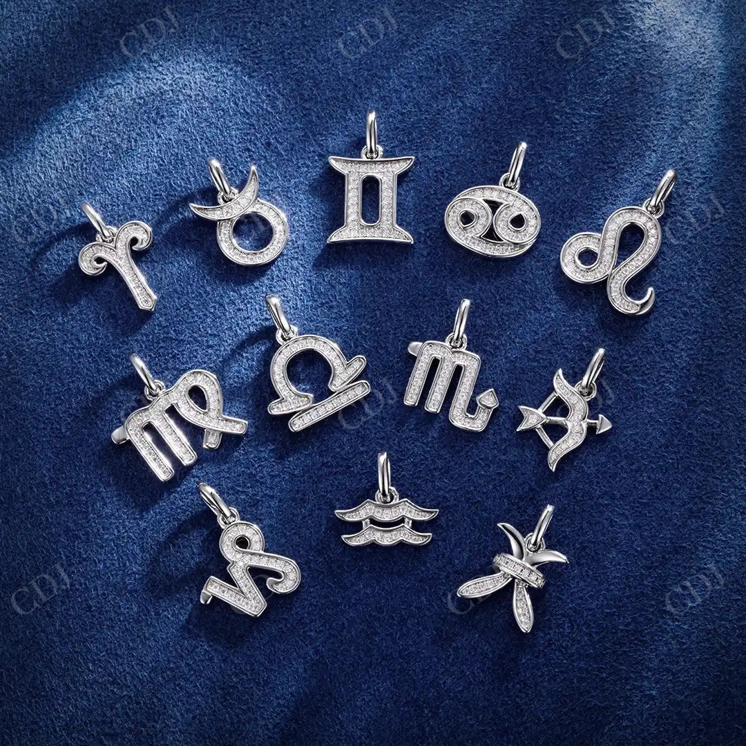 Moissanite Custom Letter Hip Hop Pendant CustomDiamJewel