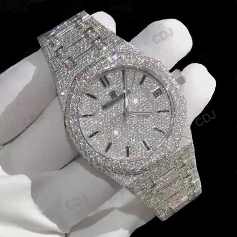 Hip Hop Iced Out Daimond Watch hip hop jewelry CustomDiamJewel