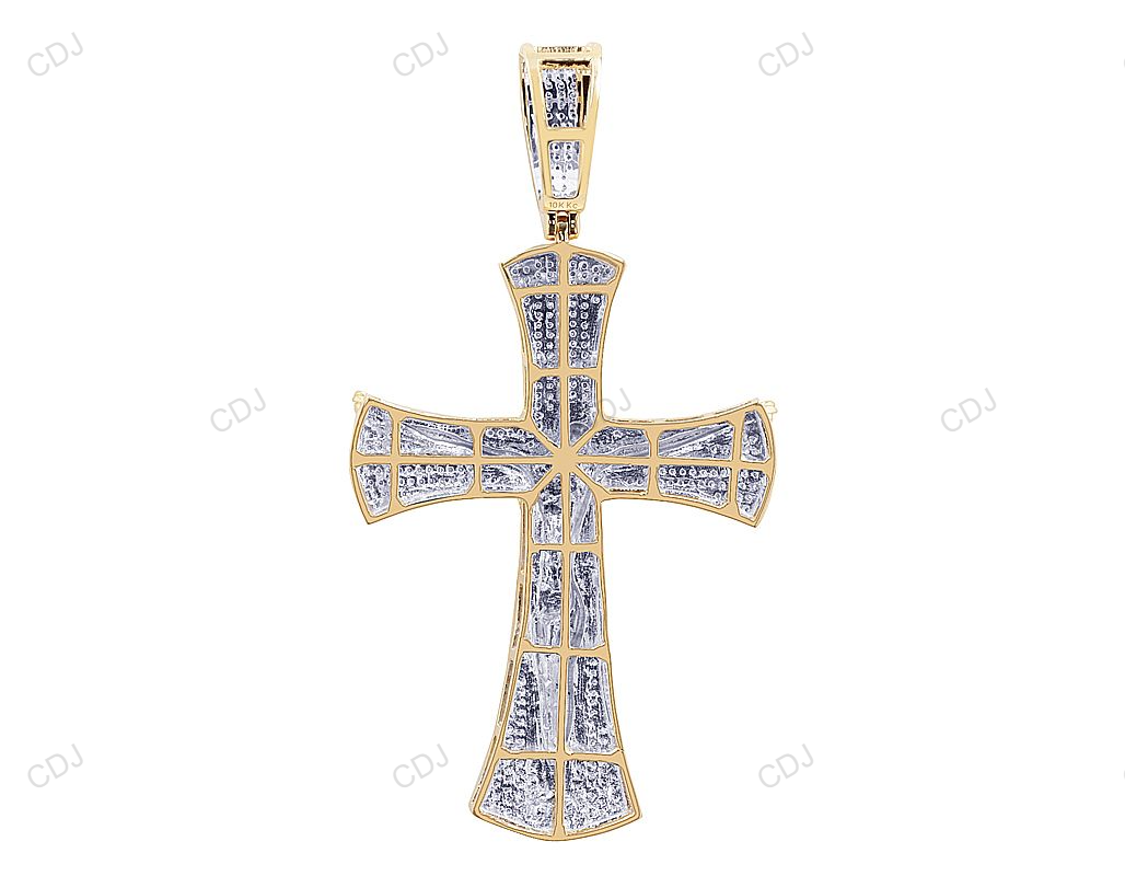 Jesus Crucifix Lab Grown Diamond Gold Wholesale Jesus Pendant hip hop jewelry CustomDiamJewel