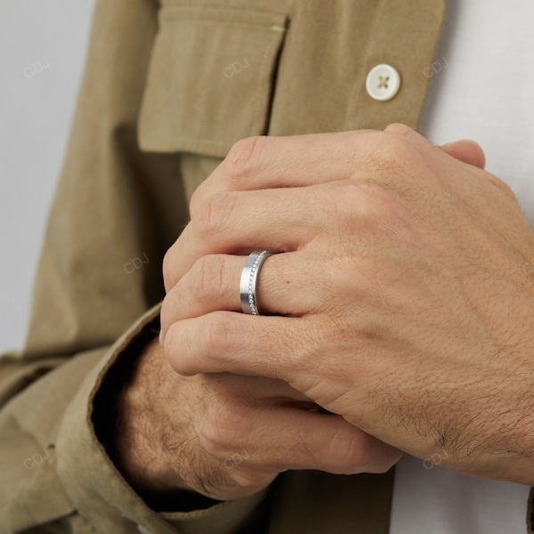 Timeless Gold Lab Created Diamond Wedding Ring