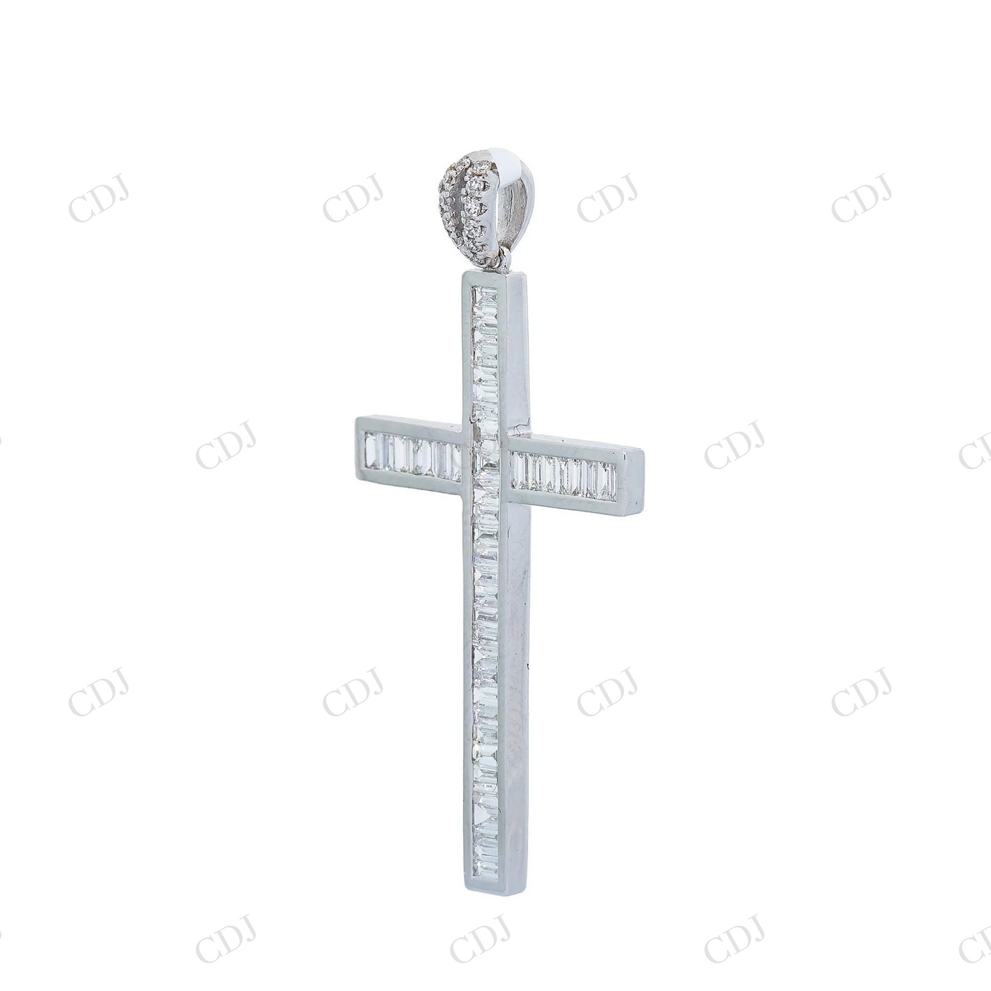 Hip Hop 925 Silver Moissanite Cross Pendant Hip Hop Pendent customdiamjewel