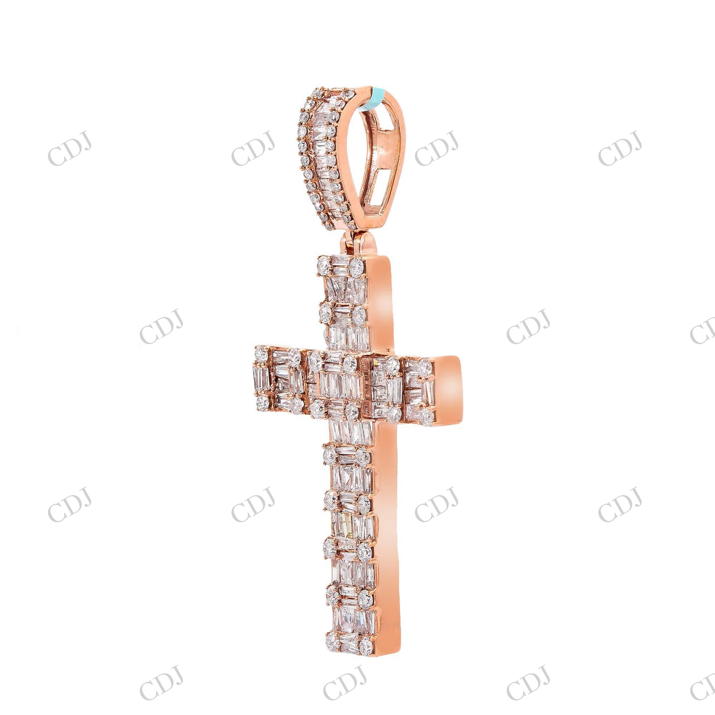 Iced Out Religious Cross Moissanite Pendant Hip Hop Pendent customdiamjewel