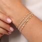 0.55CTW Moissanite Stackable Diamond Bracelet  customdiamjewel   