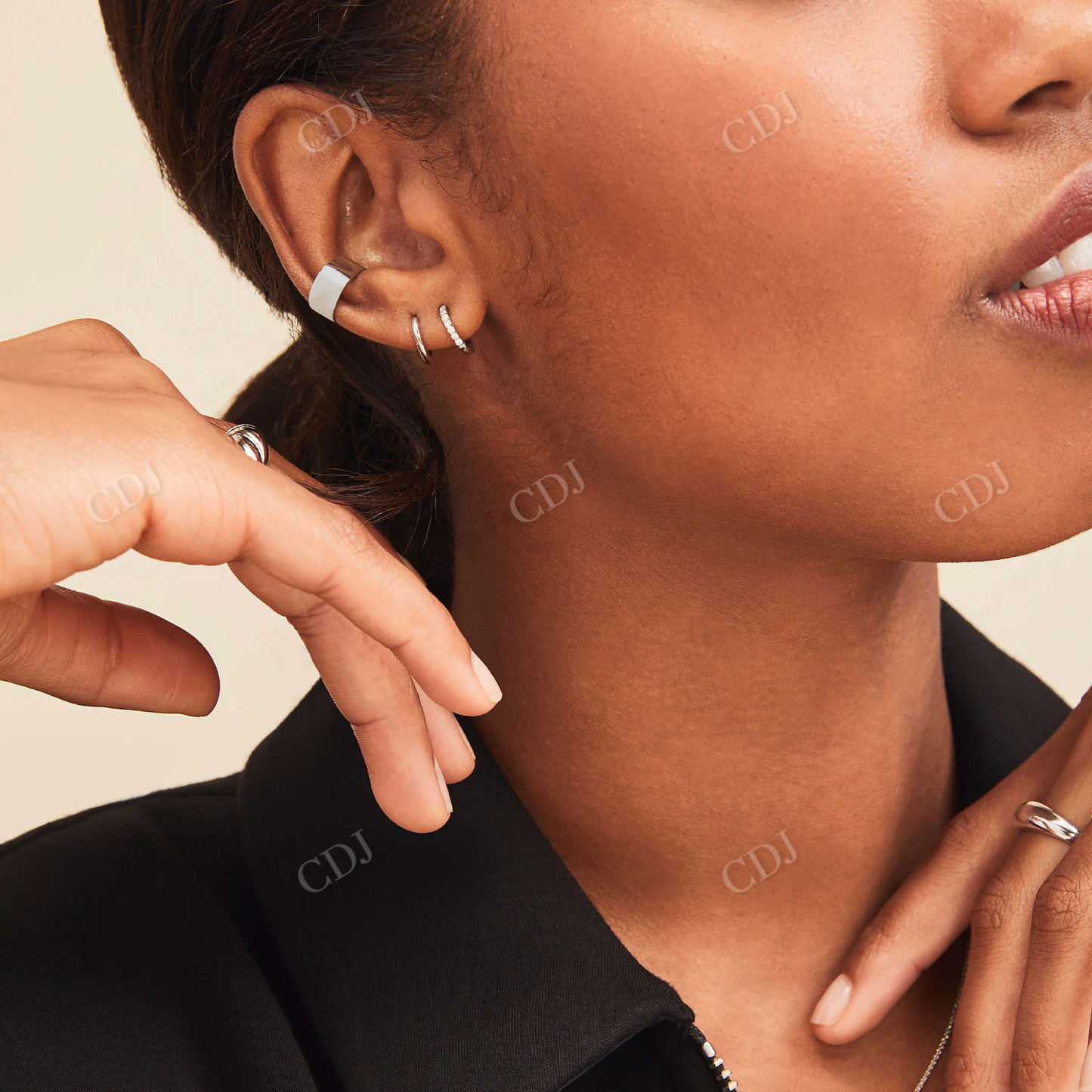 Daily Wear Essential Ear Cuff Earring customdiamjewel