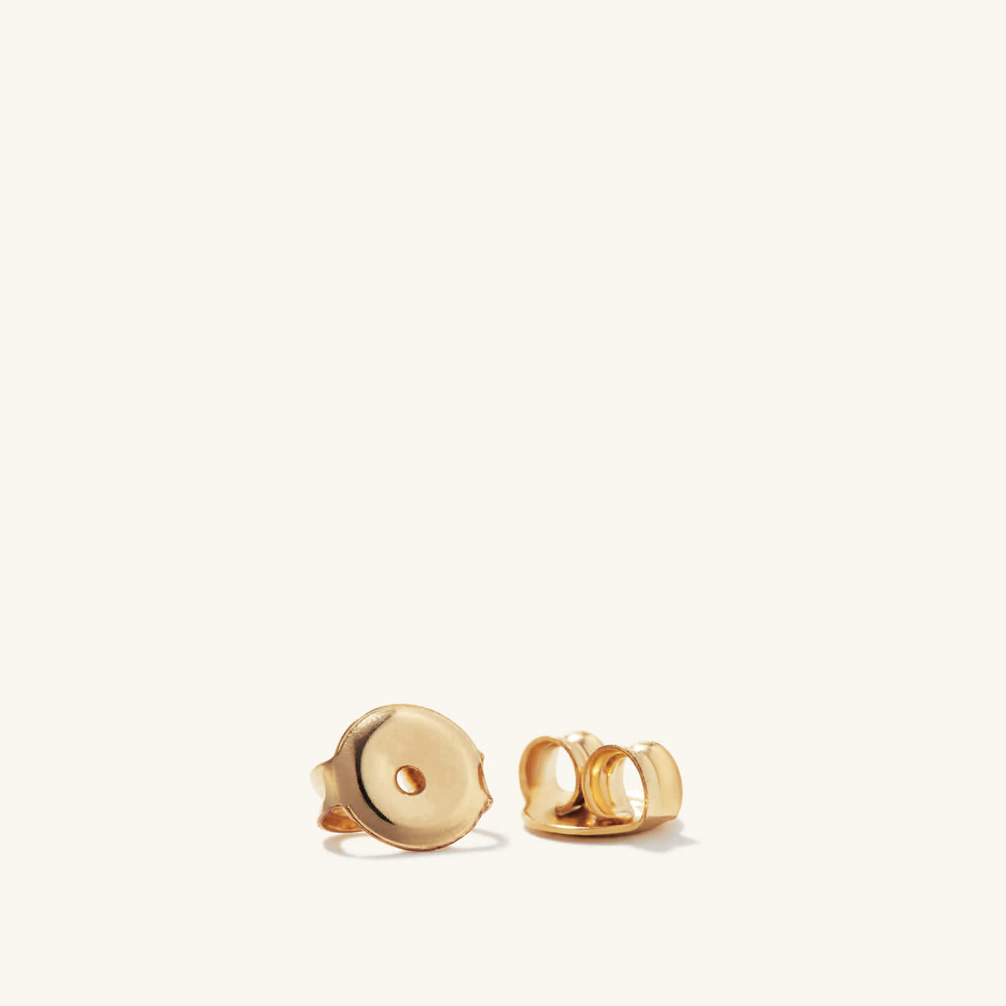 Classic Large Hoop 14K Solid Gold Stud Earrings customdiamjewel