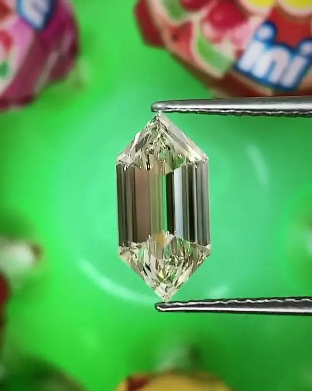 2.0CT Elongated Hexagon Cut Loose Moissanite customdiamjewel