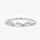 0.23CTW Baguette Cut Natural Diamond Antique Stackable Ring  customdiamjewel 10 KT Solid Gold White Gold VVS-EF