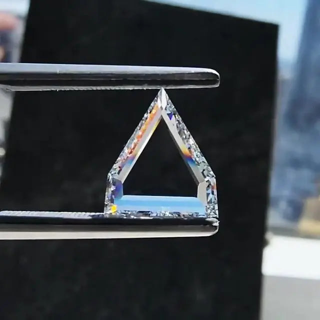 2.0CT Shield Cut Loose Moissanite customdiamjewel