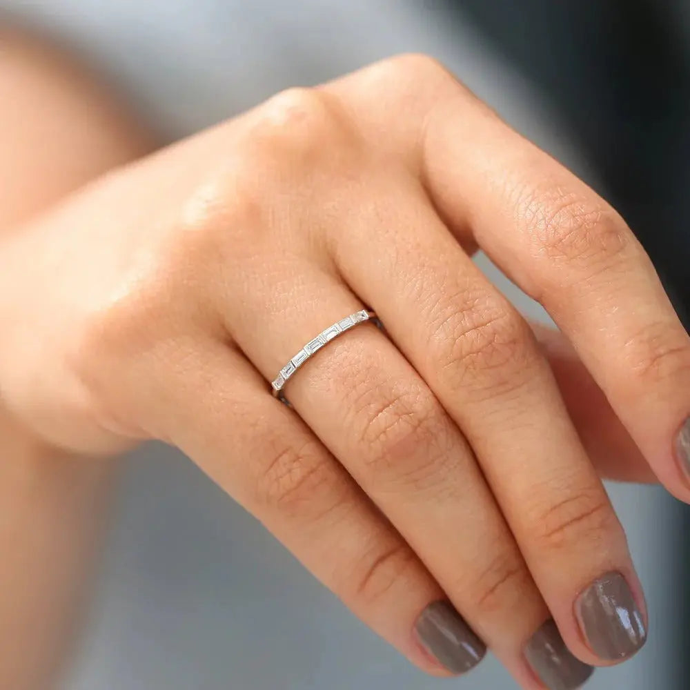 0.27 Baguette Cut Wedding Band customdiamjewel