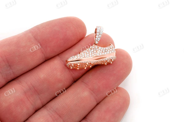 1.33CTW Soccer Cleat Shoe Pendant customdiamjewel