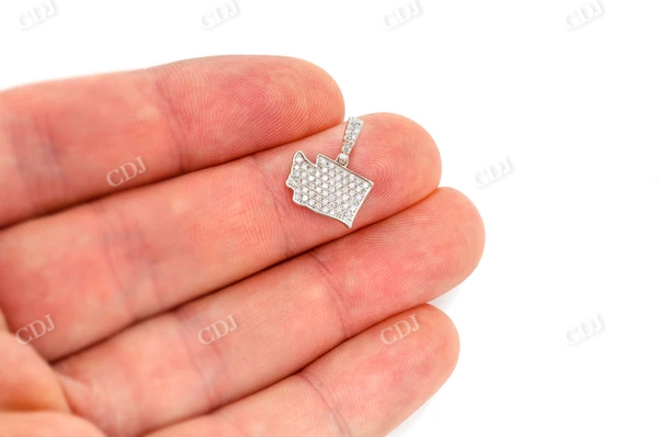0.35CTW Washington State Pendant customdiamjewel