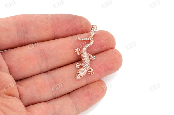 1.00CTW Lizard Hip Hop Pendant customdiamjewel
