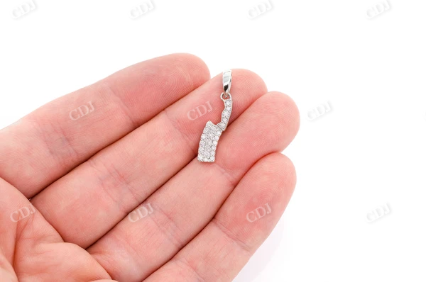 0.35CTW Hip Hop Butcher's Knife Pendant customdiamjewel