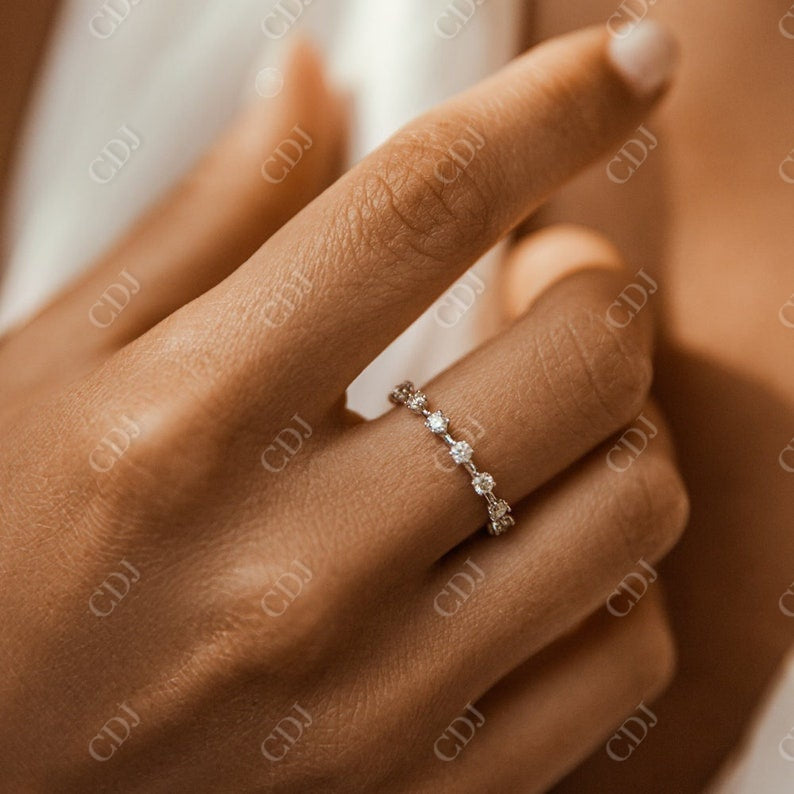 0.50CTW Lab Grown Round Diamond Eternity Band customdiamjewel