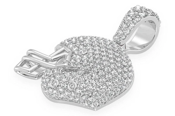 Gold Small Football Helmet Charm customdiamjewel