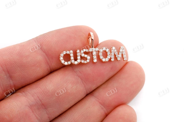 Simple Custom Engraved Pendant customdiamjewel