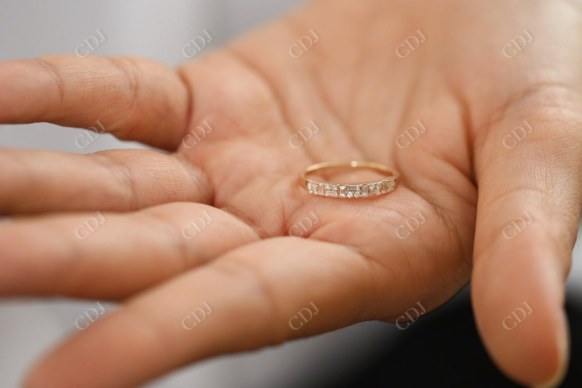 0.40 CTW Multi Shape Lab Grown Diamond Wedding Band customdiamjewel