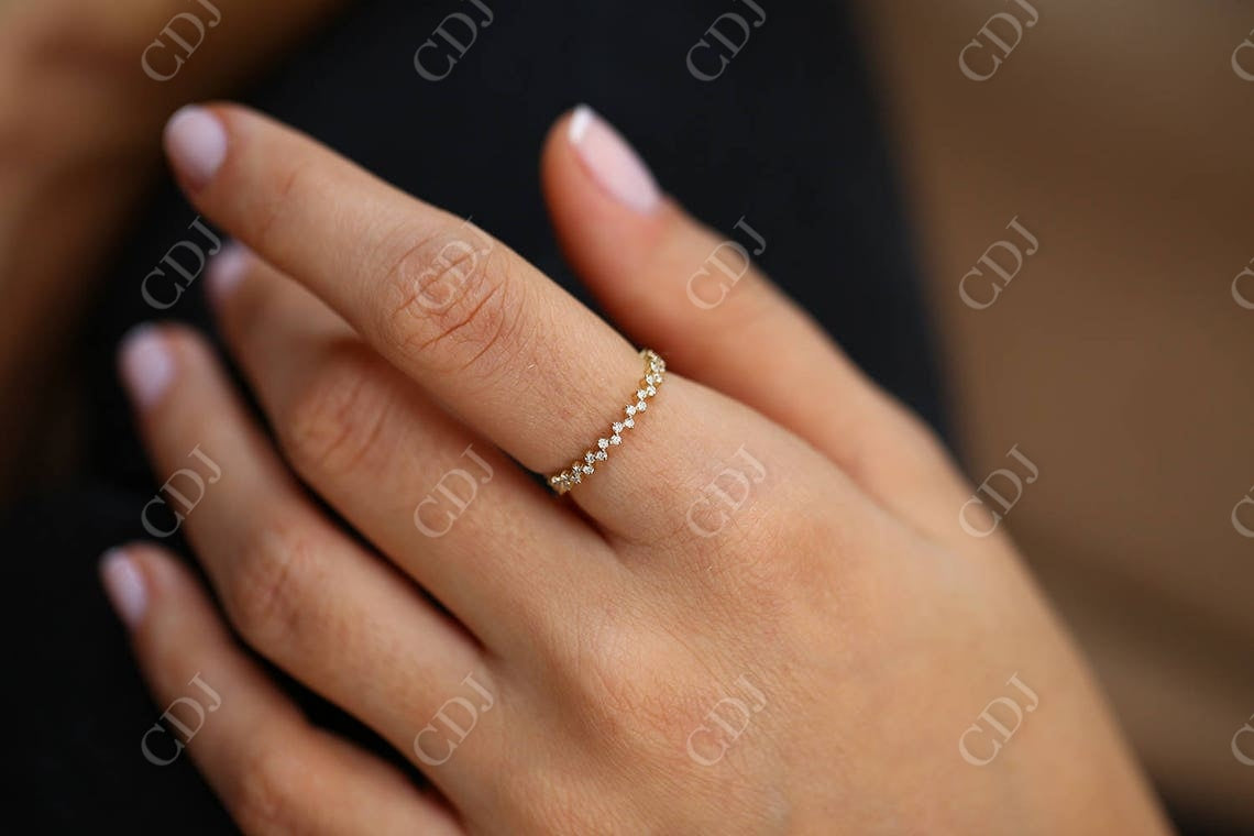 0.40CTW Lab Grown Full Eternity Diamond Wedding Band customdiamjewel