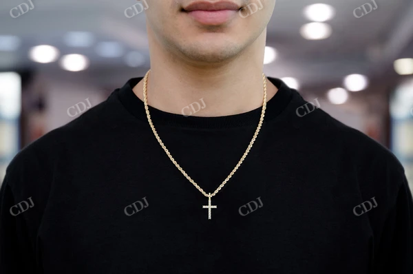 0.50CTW Cross Diamond Pendant customdiamjewel