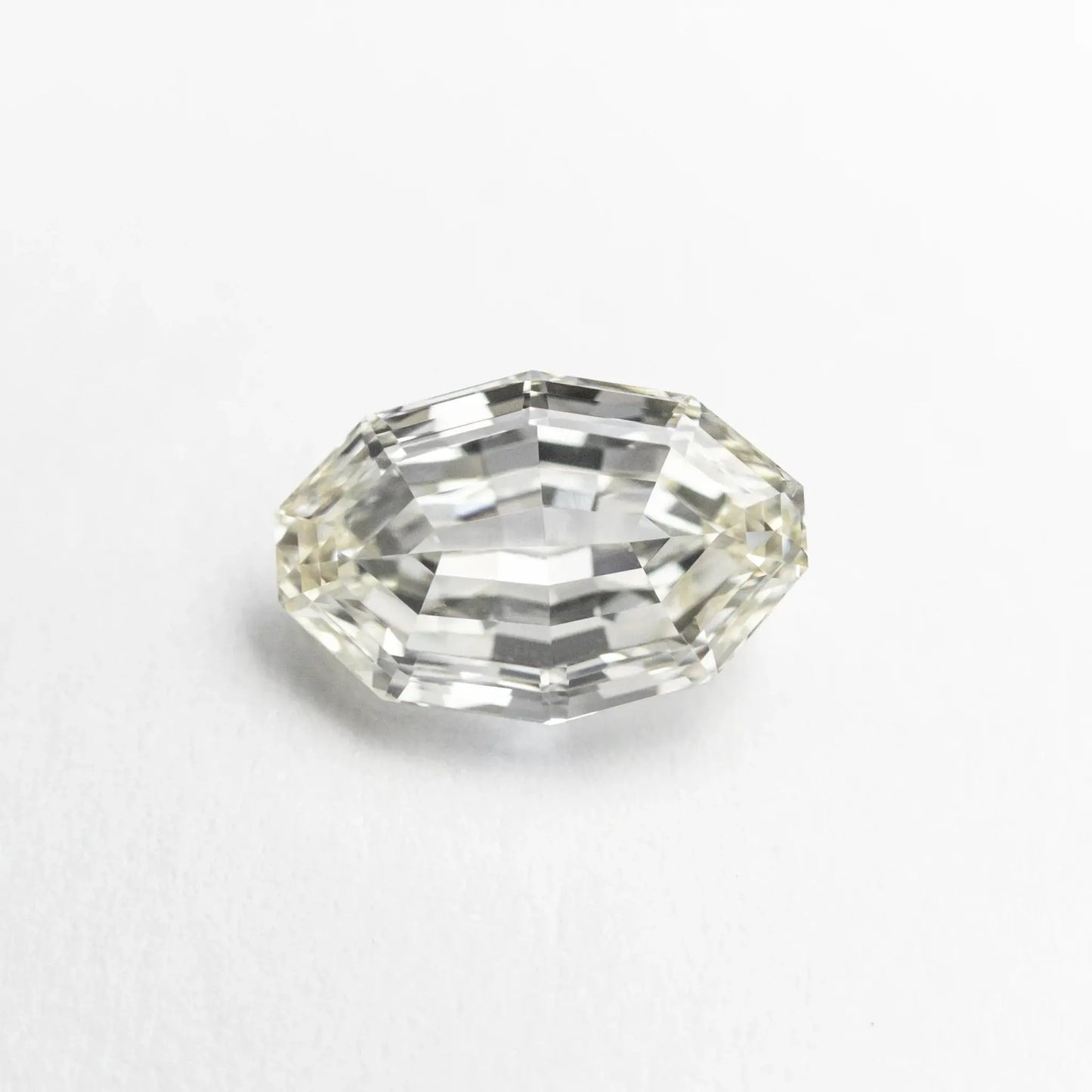 1.00CT Oval Step Cut Loose Moissanite customdiamjewel