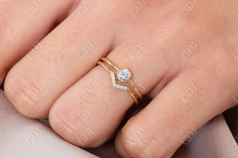 0.07CTW Lab Grown Brilliant Diamond Wedding Band customdiamjewel