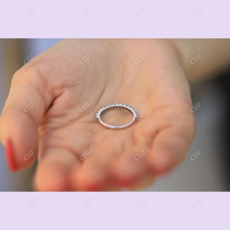0.45CTW White Gold Lab Grown Diamond Wedding Band customdiamjewel