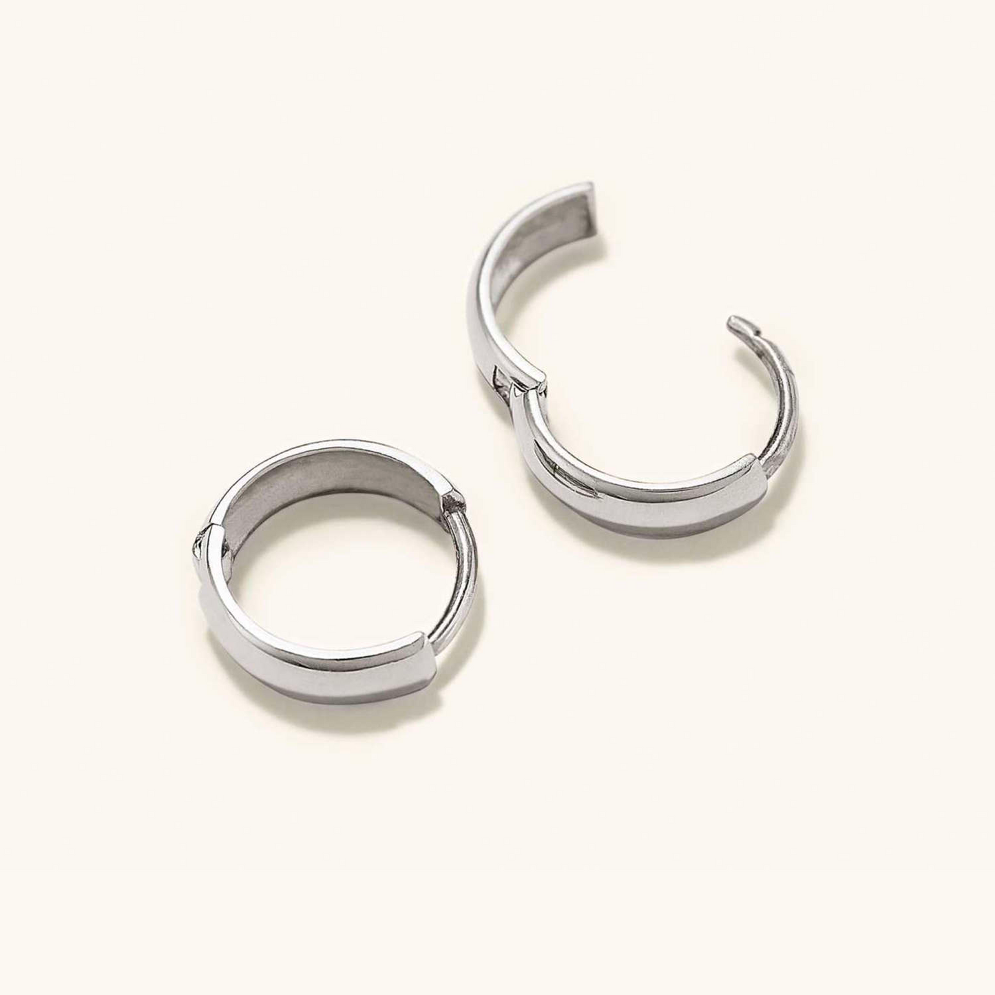 Classic Bold Huggie 14K Solid Yellow Gold Earring customdiamjewel