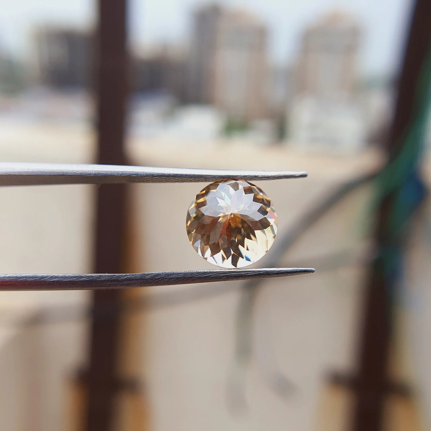 2.50CT Portuguese Cut Yellow Loose Moissanite customdiamjewel