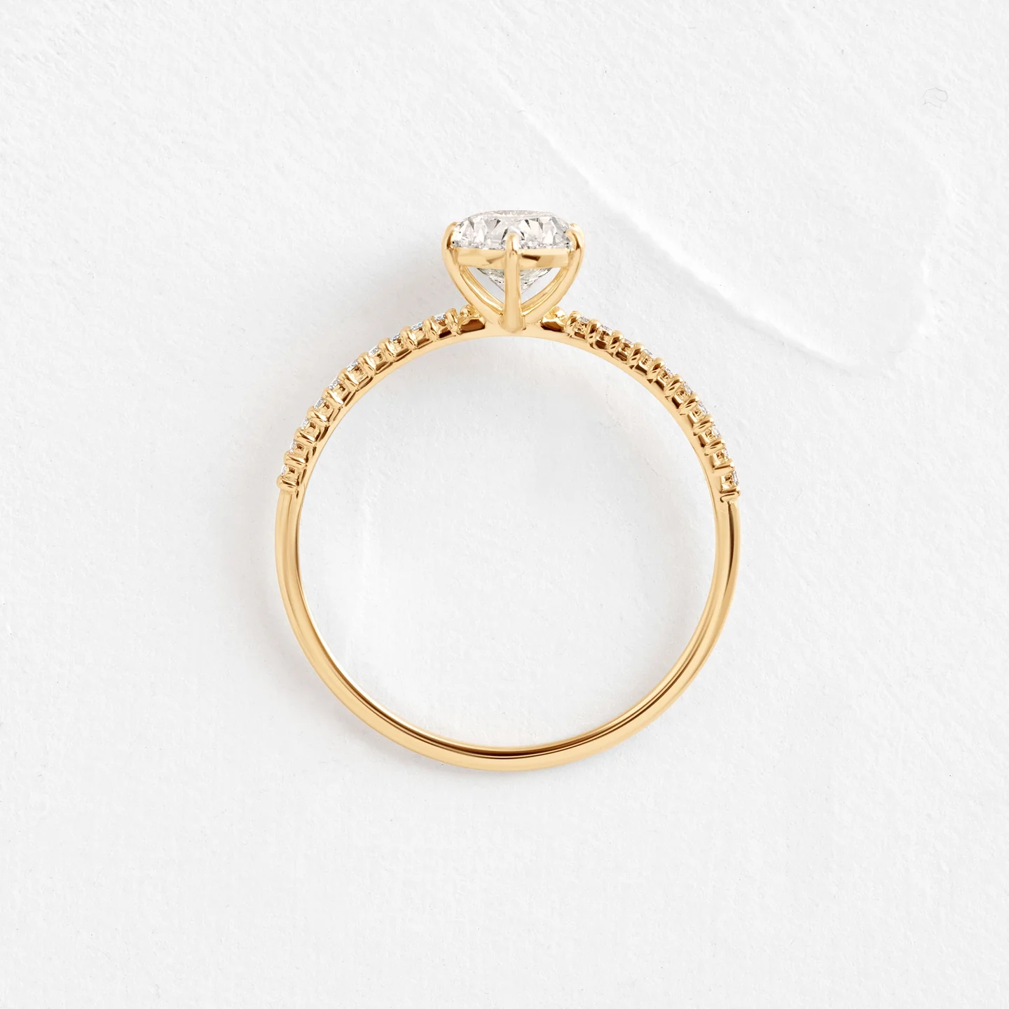 0.1CTW Half Eternity Moissanite Oval Cut Wedding Ring customdiamjewel