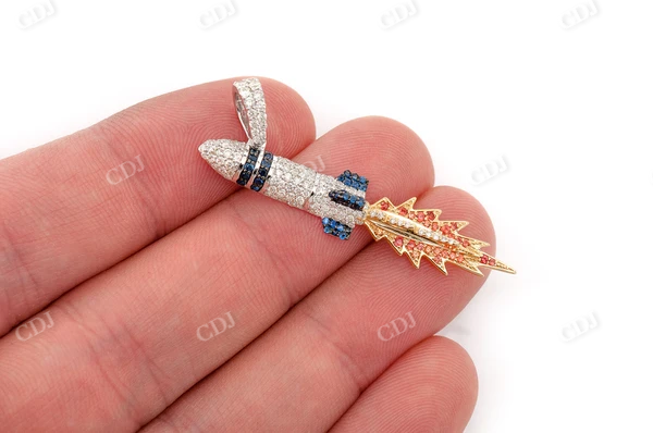 1.20CTW Missile Diamond Pendant customdiamjewel