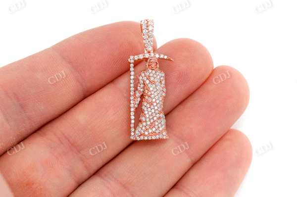 1.00CTW Grim Reaper Diamond Pendant customdiamjewel