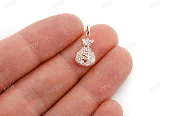 0.33CTW Money Bag Diamond Pendant customdiamjewel