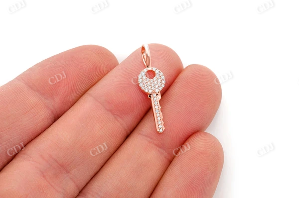 0.15CTW Key Diamond Pendant customdiamjewel