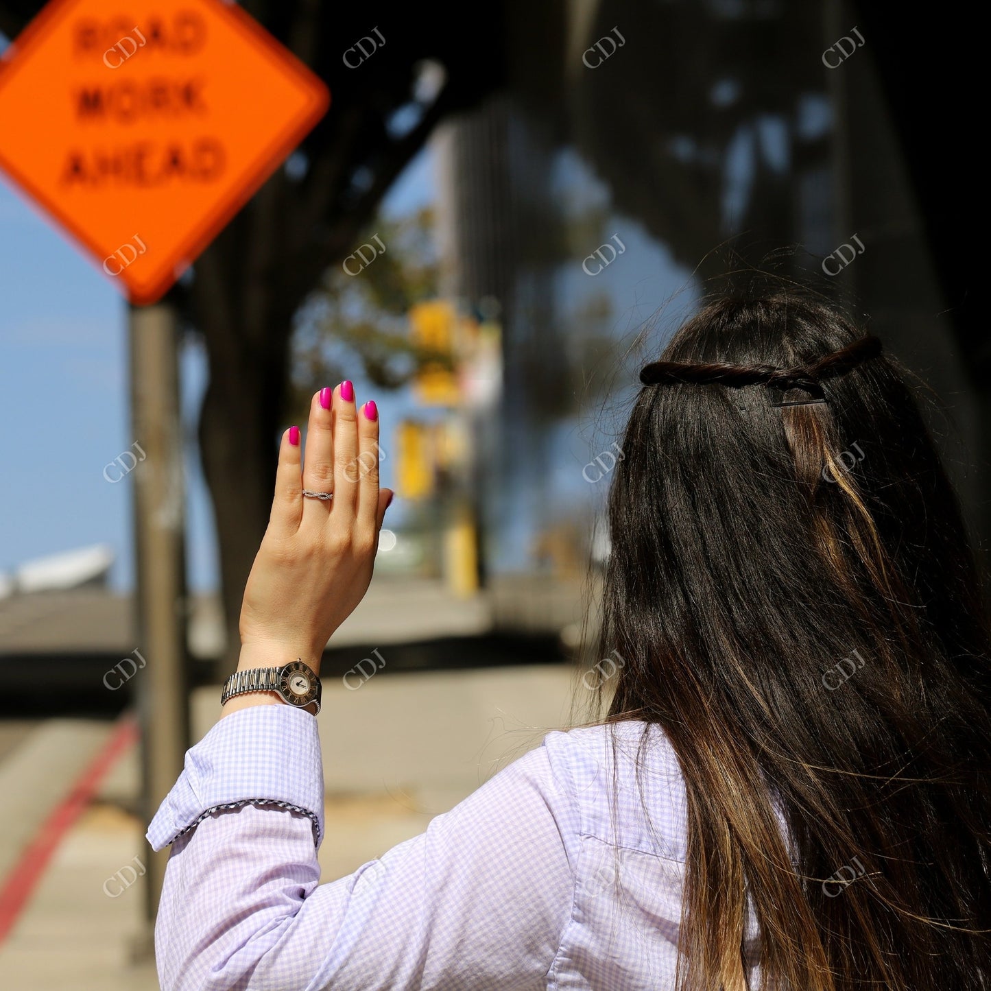 0.50CTW Twisted Infinity CVD Diamond Wedding Band customdiamjewel