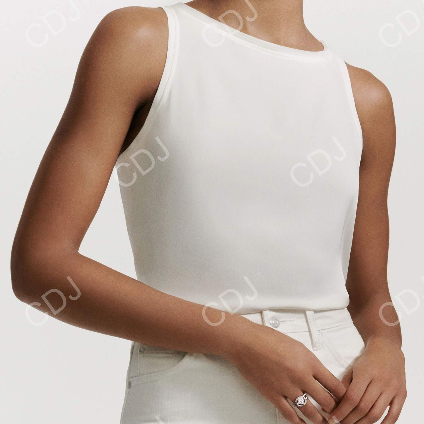 Infinity Rope Style Round Lab Grown Diamond Ring customdiamjewel