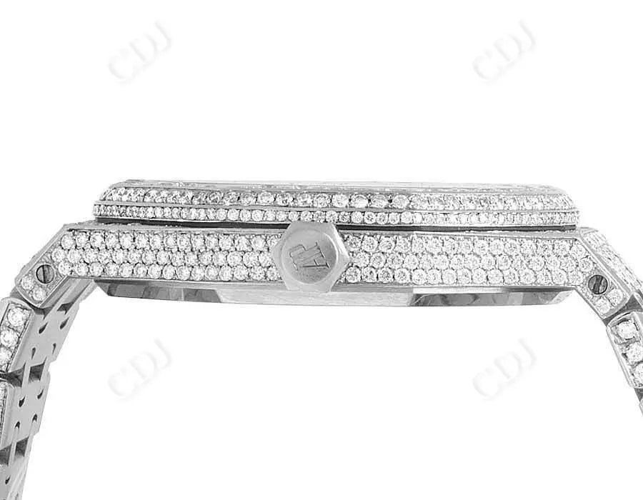 Luxury Bust Down Swiss ETA Movement AP Moissanite Watch customdiamjewel