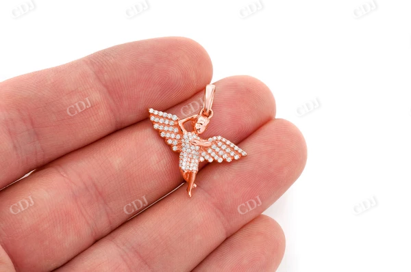 0.33CTW Infinity Angel Diamond Pendant customdiamjewel