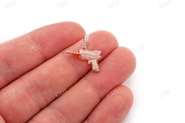 0.33CTW Raygun Diamond Pendant customdiamjewel