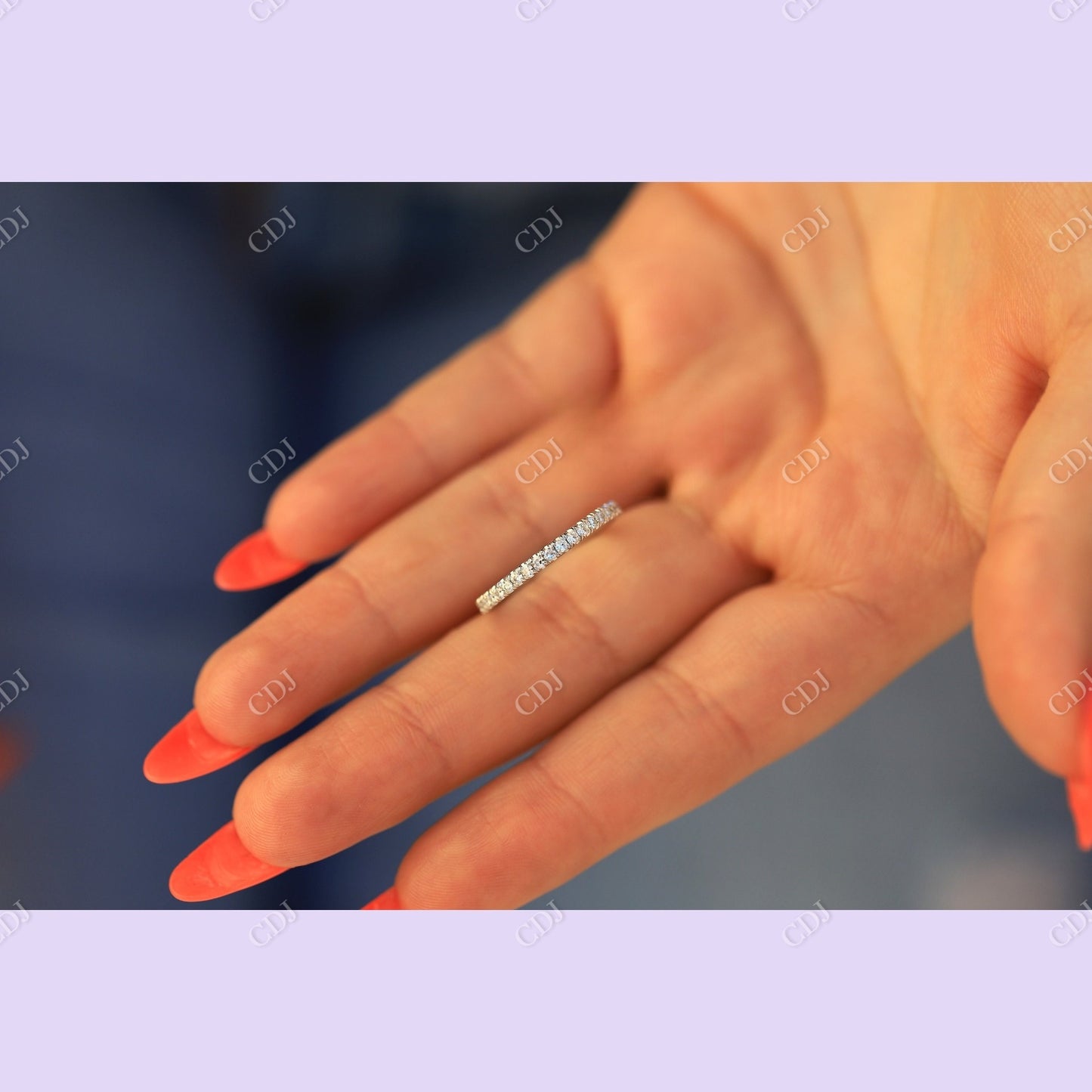 Lab Grown Diamond Eternity Wedding Band customdiamjewel
