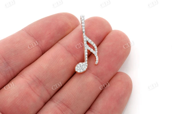 0.50CTW Musical Diamond Pendant customdiamjewel