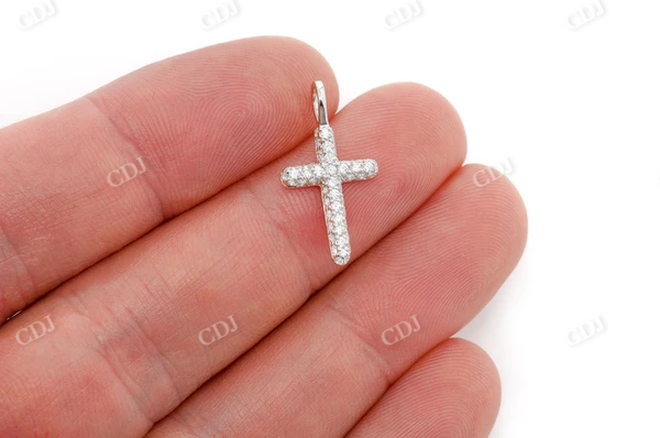 0.50CTW Cross Diamond Hip Hop Pendant customdiamjewel