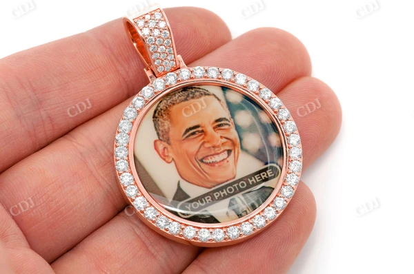 3.50CTW Memory Picture Diamond Pendant customdiamjewel