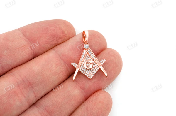 0.45CTW G Symbol Diamond Pendant customdiamjewel